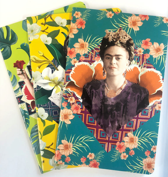 Frida Kahlo 3-pakk vihkoja