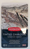 Tinted charcoal-pennor i metallask