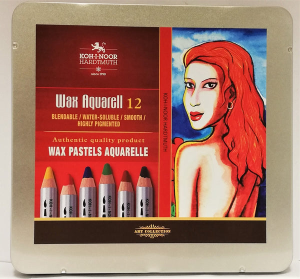 Koh-i-noor wax aquarell pennor